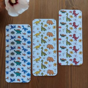 Trópusi dinók klasszikus könyvjelző